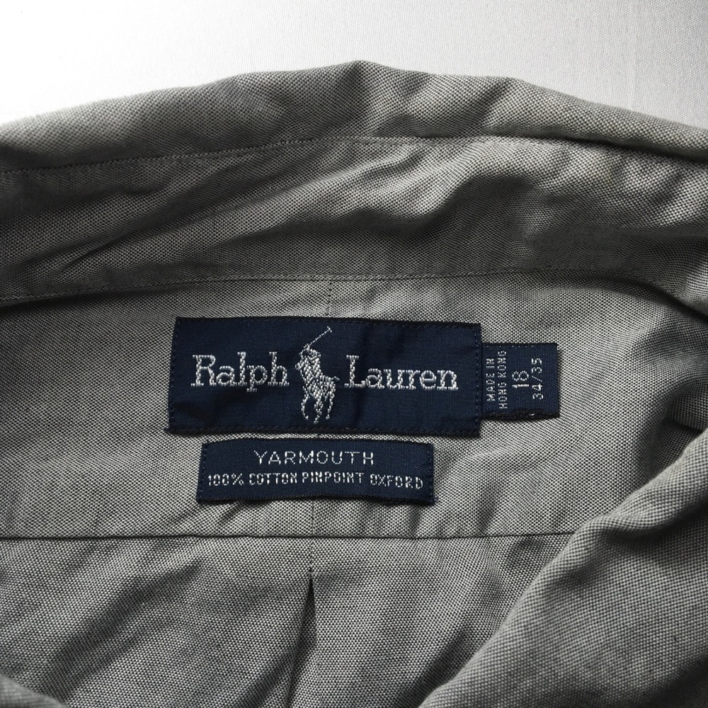 Ralph Lauren Yarmouth Shirt Button Down Mens Long Sleeve‎ Dress Shirt Size 40 - Picture 4 of 8